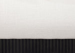 Rigby - Linen Bed With Black Base
