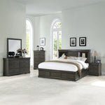 Louis Philippe III - Bed w/Storage