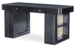 Home Office - Adjustable-Height Desk - Black