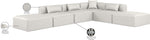 Cube - 6 Piece Modular Corner Armless Sectional