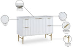 Modernist - Bathroom Vanity With Gold Legs