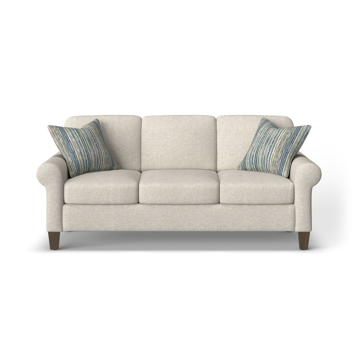Moxy - Fabric Sofa, Curved Sock Arms
