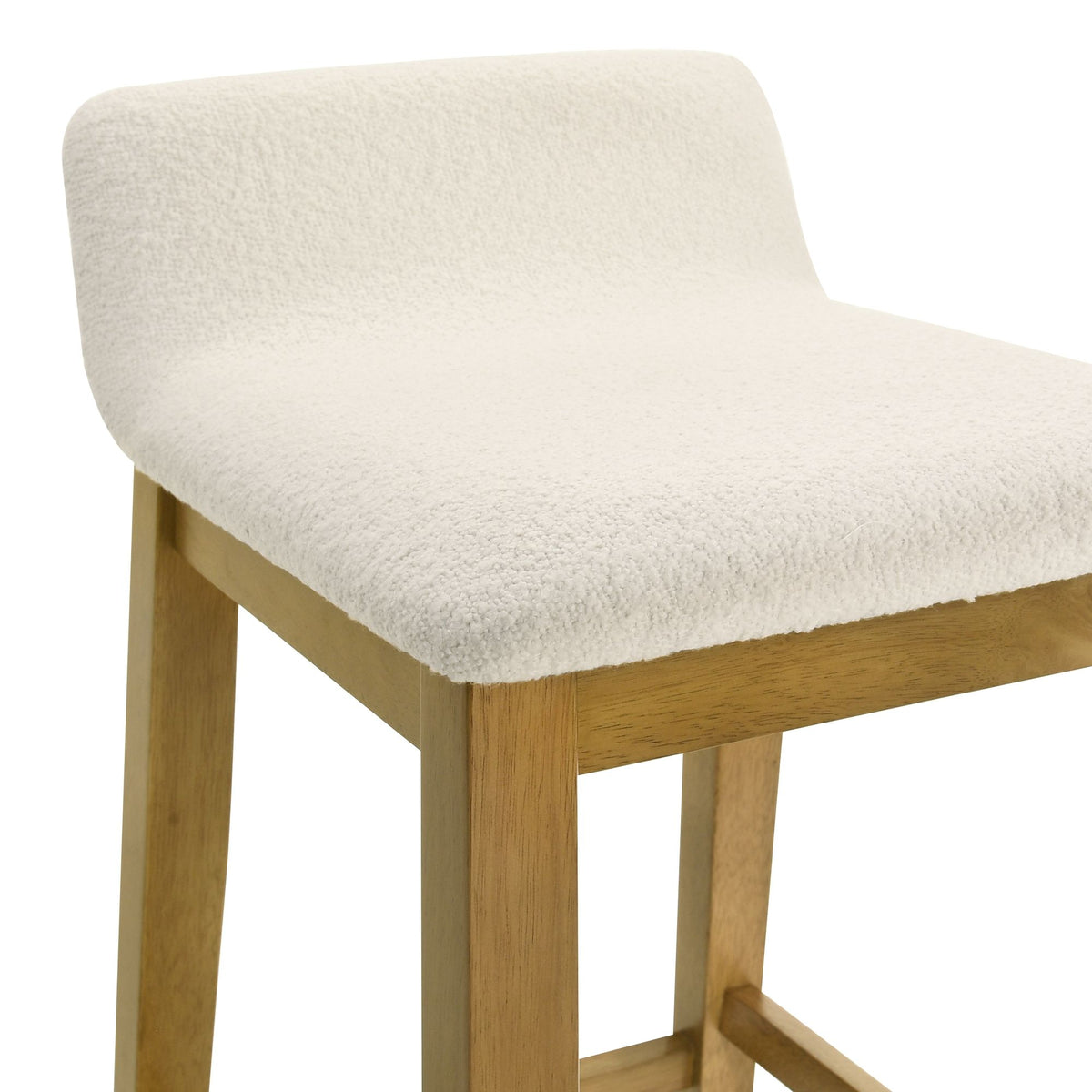 Annikah - Modern Transitional Wood Counter Height Kitchen Bar Stool