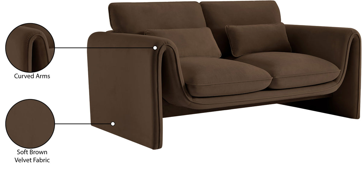 Sloan - Velvet Loveseat