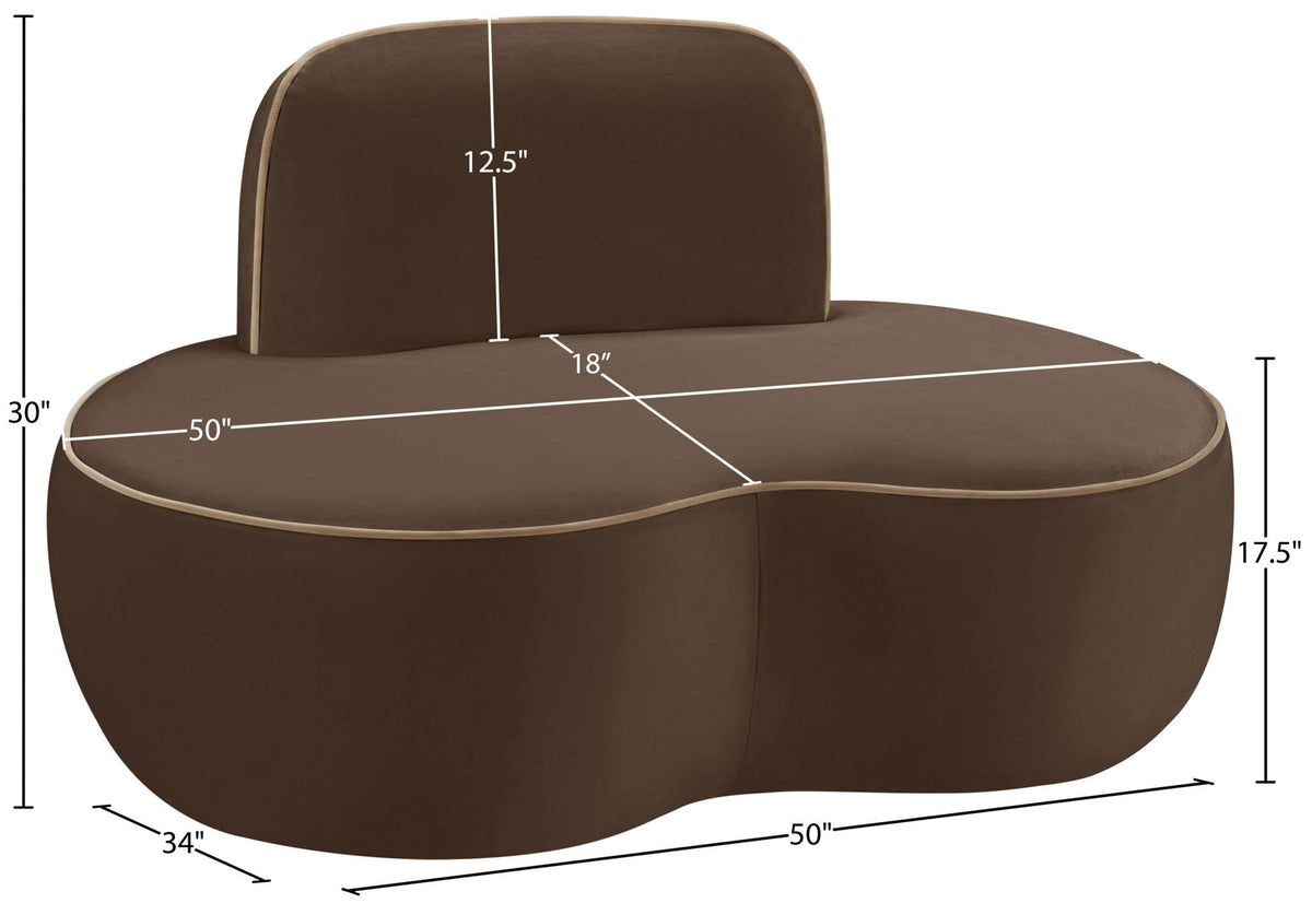 Swerve - Velvet Upholstered Chair