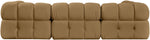 Orin - Fabric Velvet 4 Piece Modular Sectional