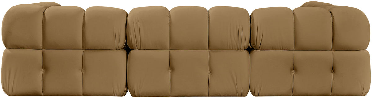 Orin - Fabric Velvet 4 Piece Modular Sectional