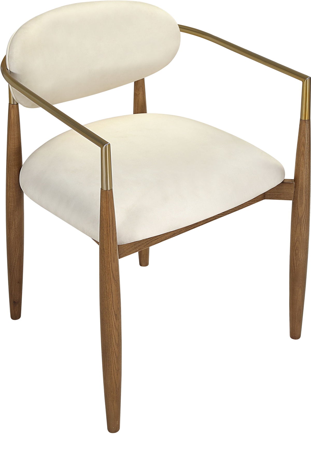 Riccio - Dining Arm Chair (Set of 2) - Walnut Frame