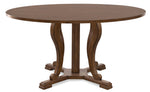 Cashiers - Round Drop-Leaf Dining Table - Chestnut