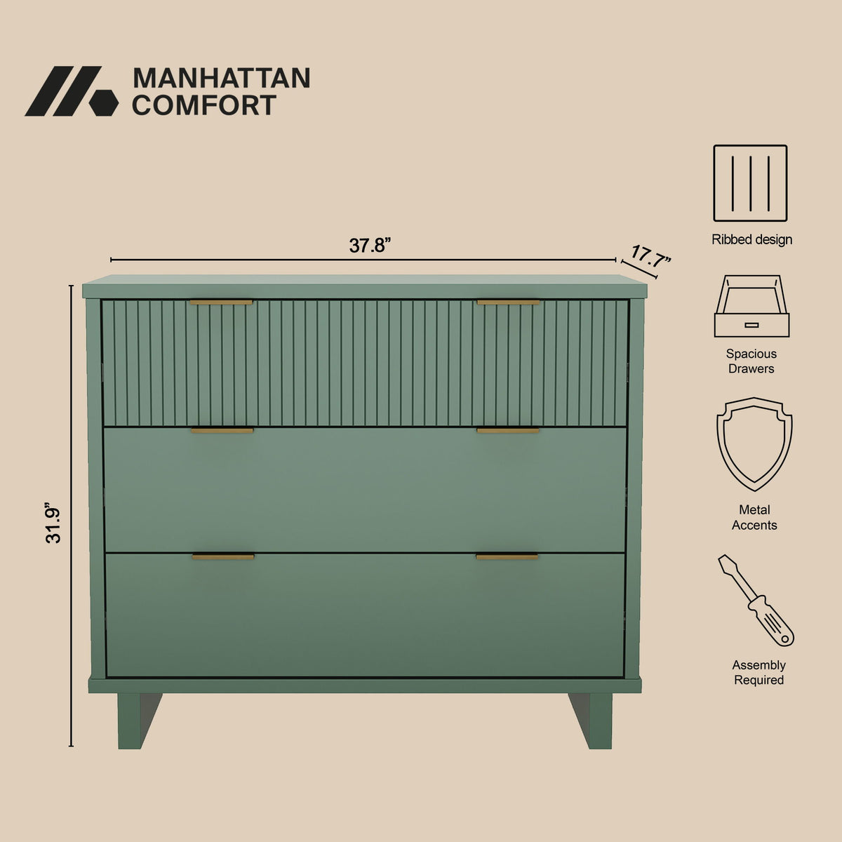 Manhattan Elara - Solid Wood Dresser