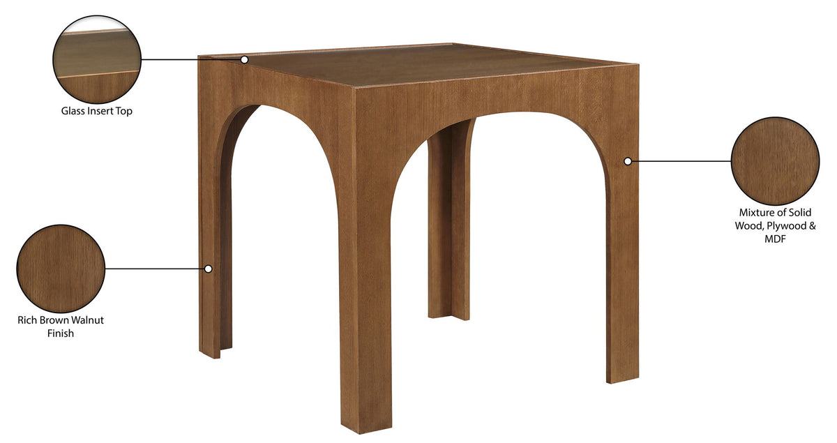 Waldorf - Tempered Glass Top Table