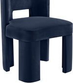 Zuno - Velvet Performance Fabric Upholstered Dining Chair (Set of 2)
