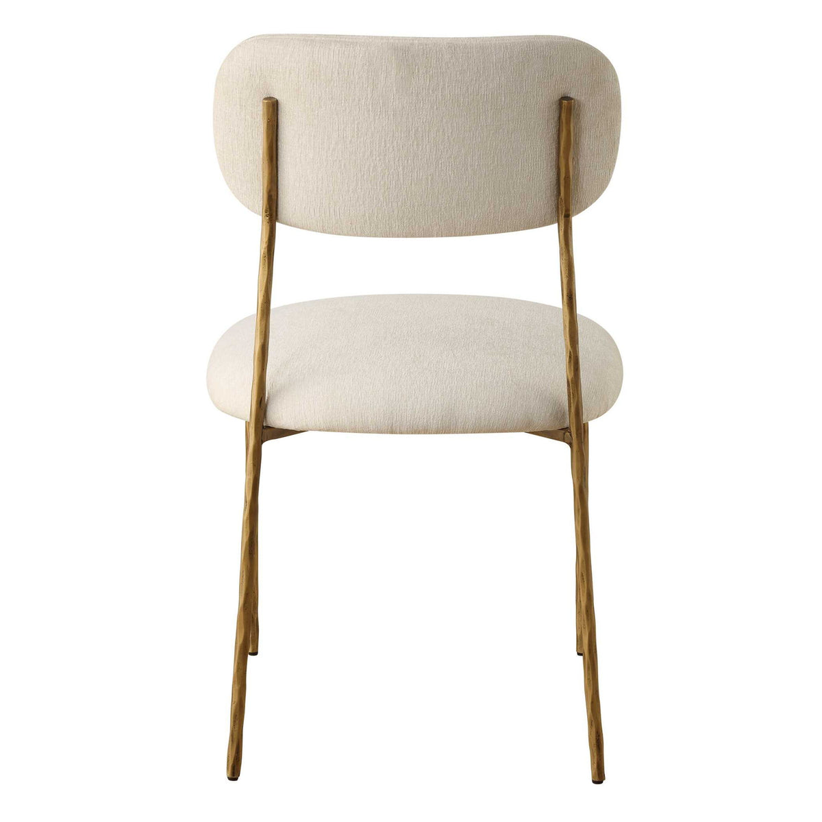 Capture - Dining Chair (Set of 2) - Gold / White