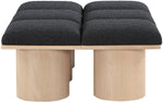Pavilion - 6 Piece Modular Bench With Natural Base