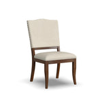 Bellevue - Upholstered Dining Chairs (Set of 2) - Light Gray / Whiskey Brown