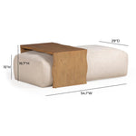 Spencer - Ottoman With Bridge Table