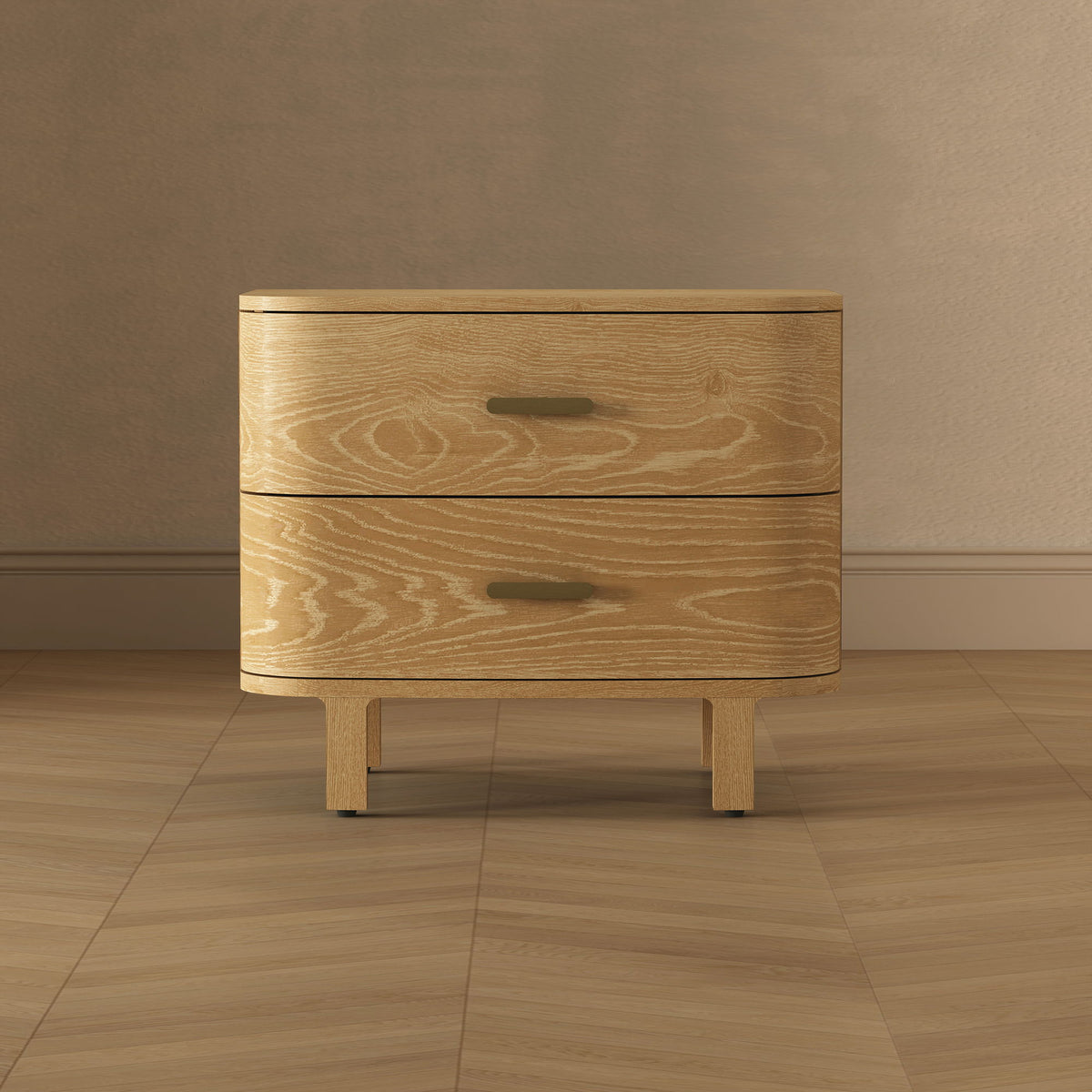 Manhattan Solara - Solid Wood Nightstand