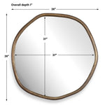 Ambrose - Indoor-Outdoor Round Mirror - Brass / Gold
