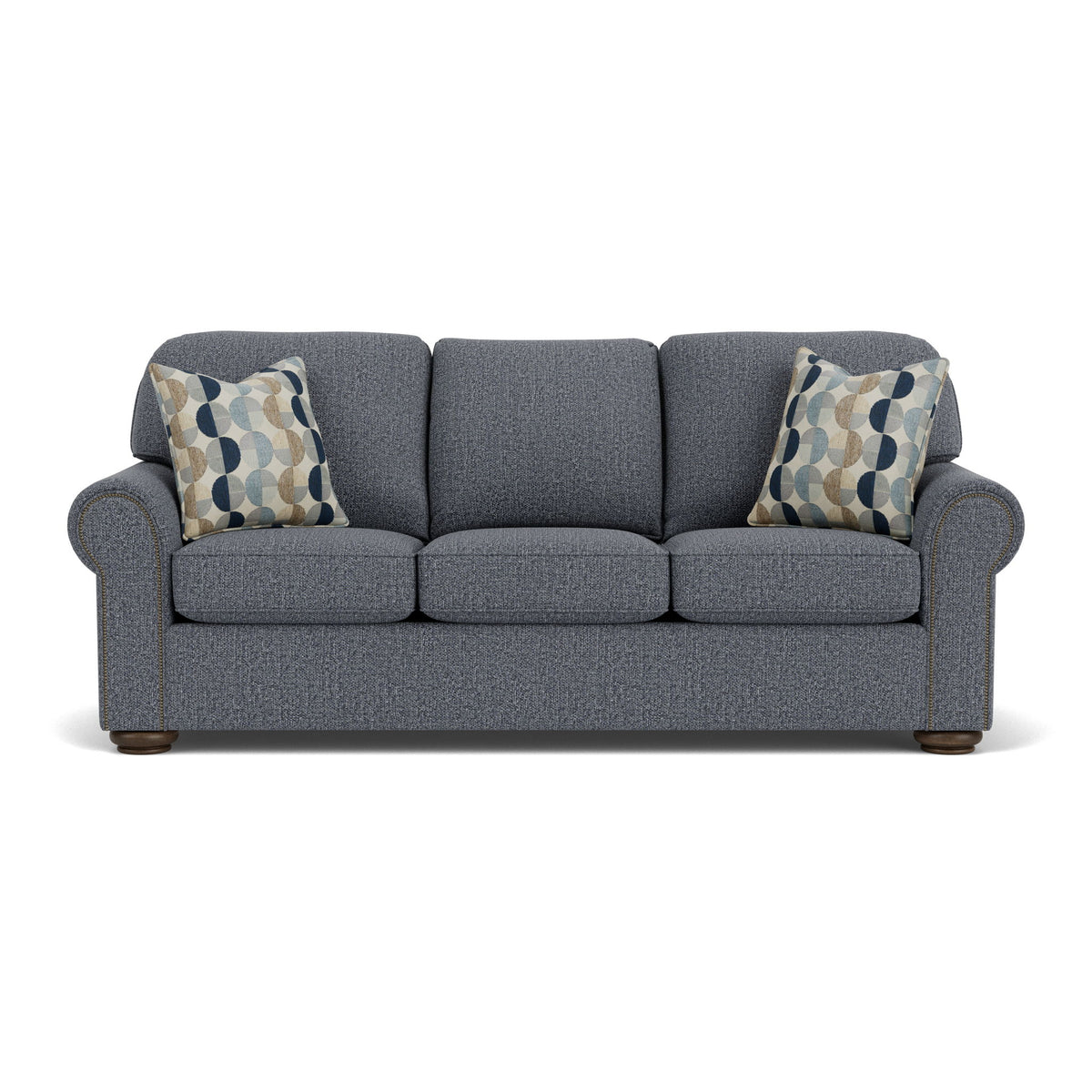 Preston - Fabric Sleeper With Nailhead Trim