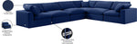 Comfy - 6 Piece Velvet Modular Corner Sectional