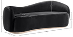 Gustavo - Velvet Upholstered Sofa