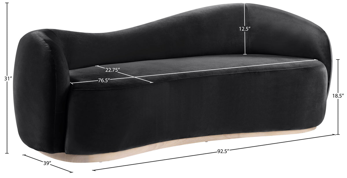 Gustavo - Velvet Upholstered Sofa