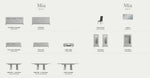 Mia - 2 Door China - White / Gray / Silver