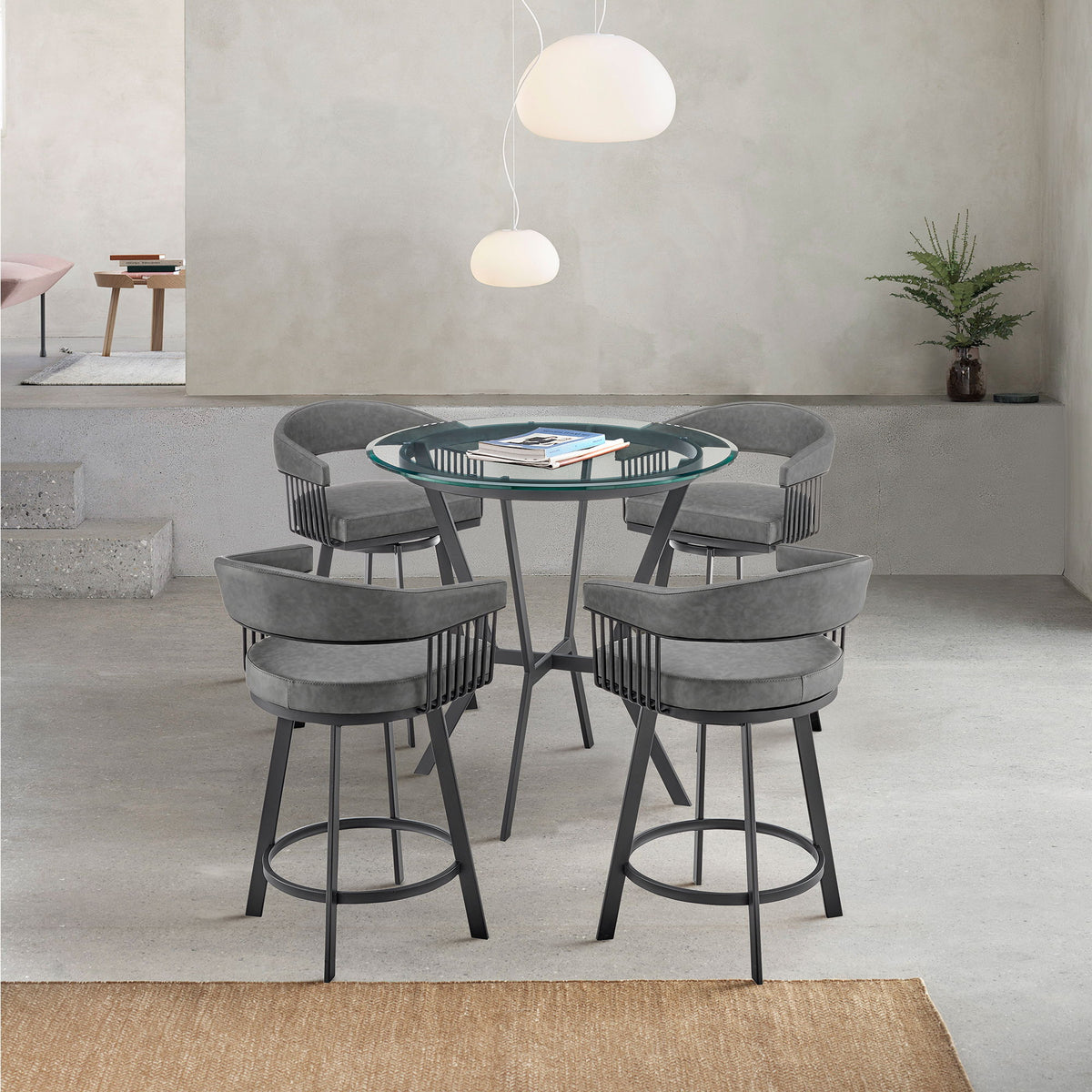 Naomi And Chelsea - Counter Height Dining Set