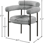 Blake - Dining Chair With Black Legs (Set of 2)