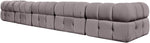 Orin - Fabric Velvet 5 Piece Modular Sofa