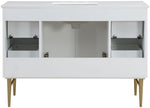 Modernist - Bathroom Vanity With Gold Legs