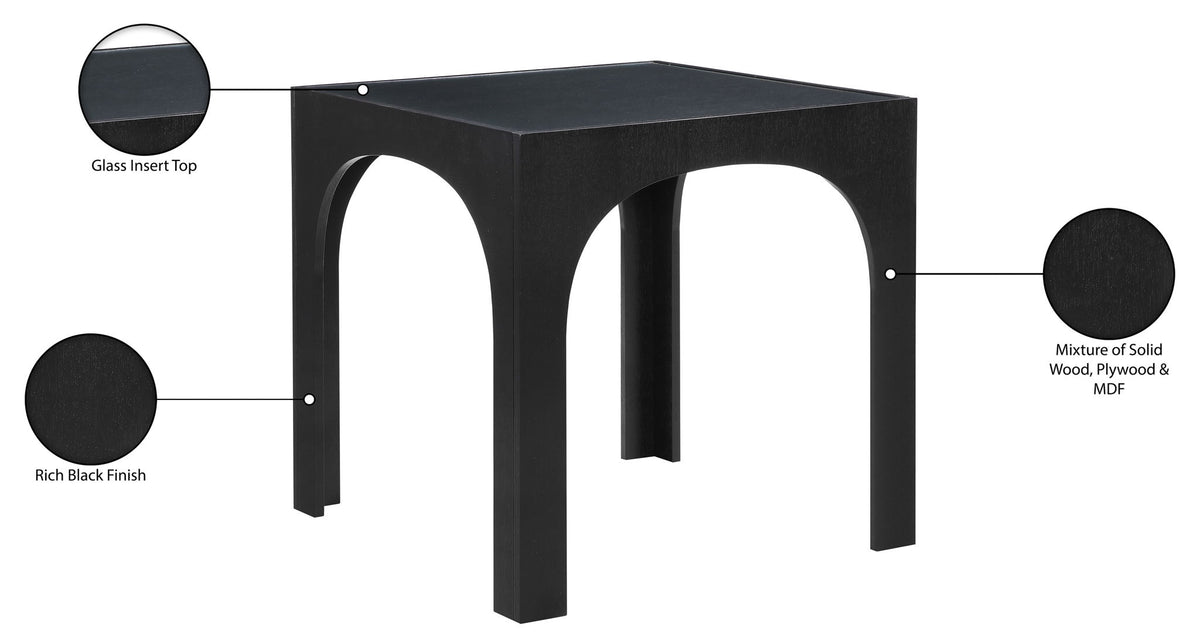Waldorf - Tempered Glass Top Table