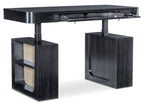 Home Office - Adjustable-Height Desk - Black