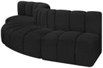 Arc - Boucle Fabric 5 Piece Modular Sofa