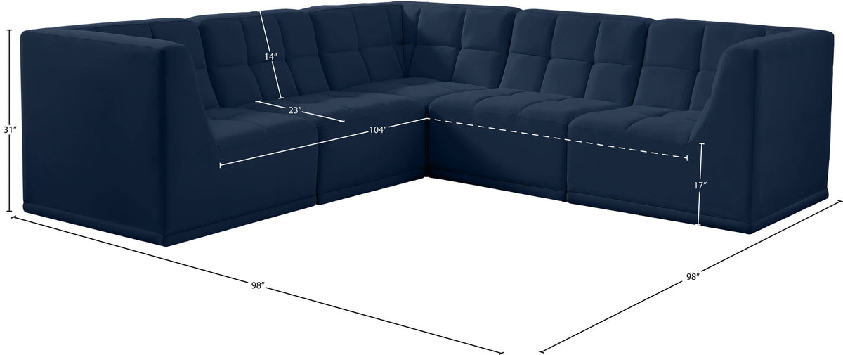 Relax - 5 Piece Modular Sectional