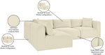 Shaggy - 4 Piece Modular Sectional