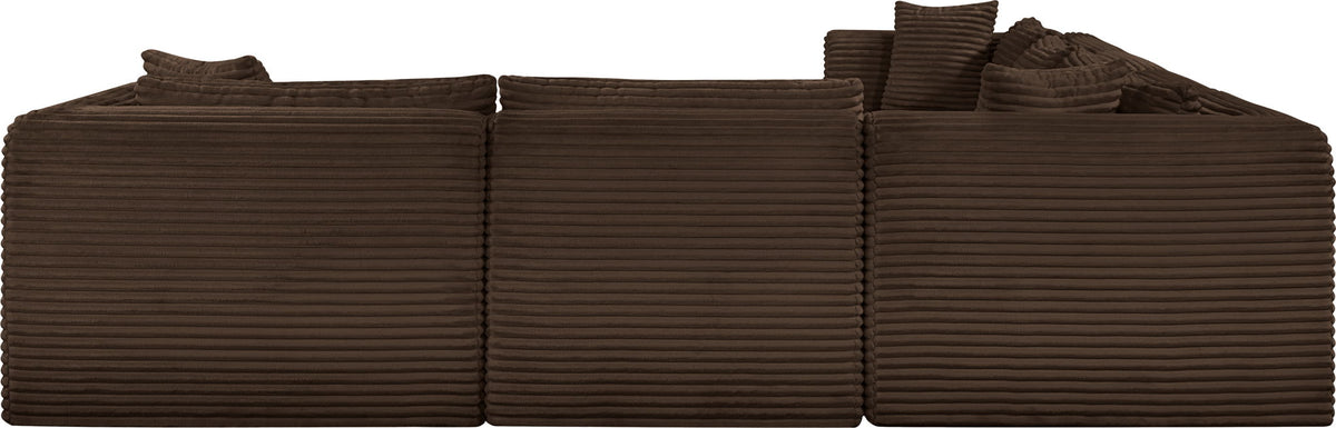 Shaggy - 7 Piece Modular U-Shaped Sectional With Ottoman