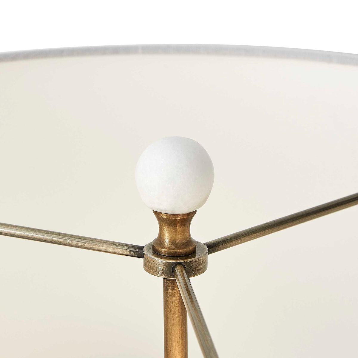 Atom - Table Lamp - Brass / White