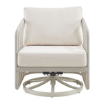 Breeze - Powder Coated Metal Outdoor Conversation Set With Cushions