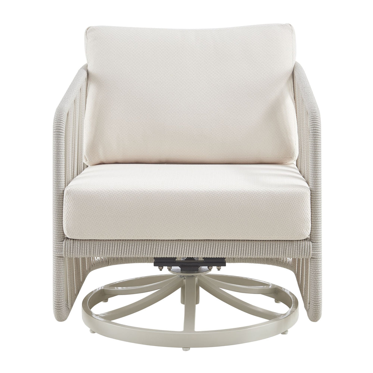 Breeze - Powder Coated Metal Outdoor Conversation Set With Cushions