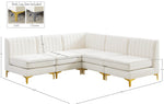 Alina - 5 Piece Armless Sectional