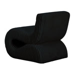 Senna - Oversized Corduroy Accent Chair - Black
