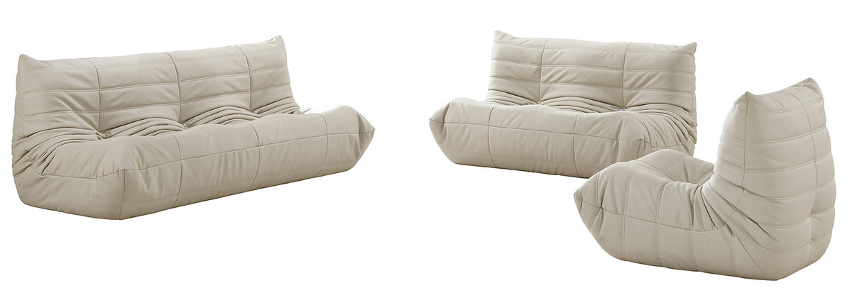Relax - Vegan Leather 54.75" Upholstered Loveseat