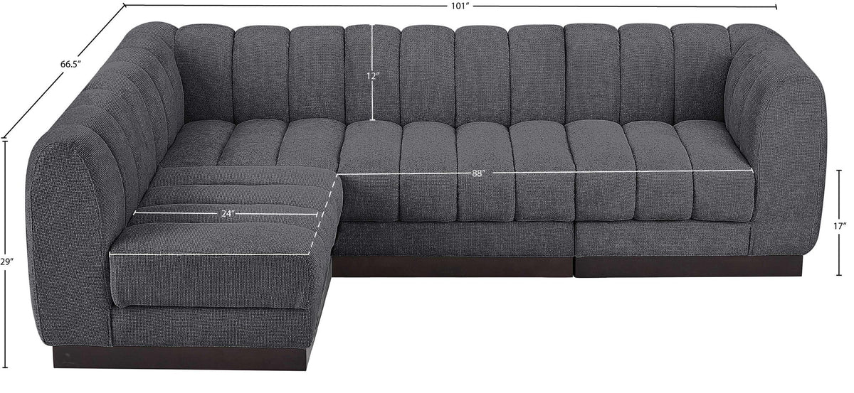 Quinn - 4 Piece Modular Sectional