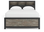 Broachmyn - Lighted Bookcase Panel Bed