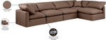 Indulge - Faux Leather 5 Piece Modular Sectional