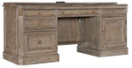 Work Your Way - Computer Credenza - Light Brown