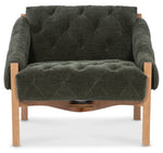 CC - Kerns Accent Chair - Dark Gray / Light Brown