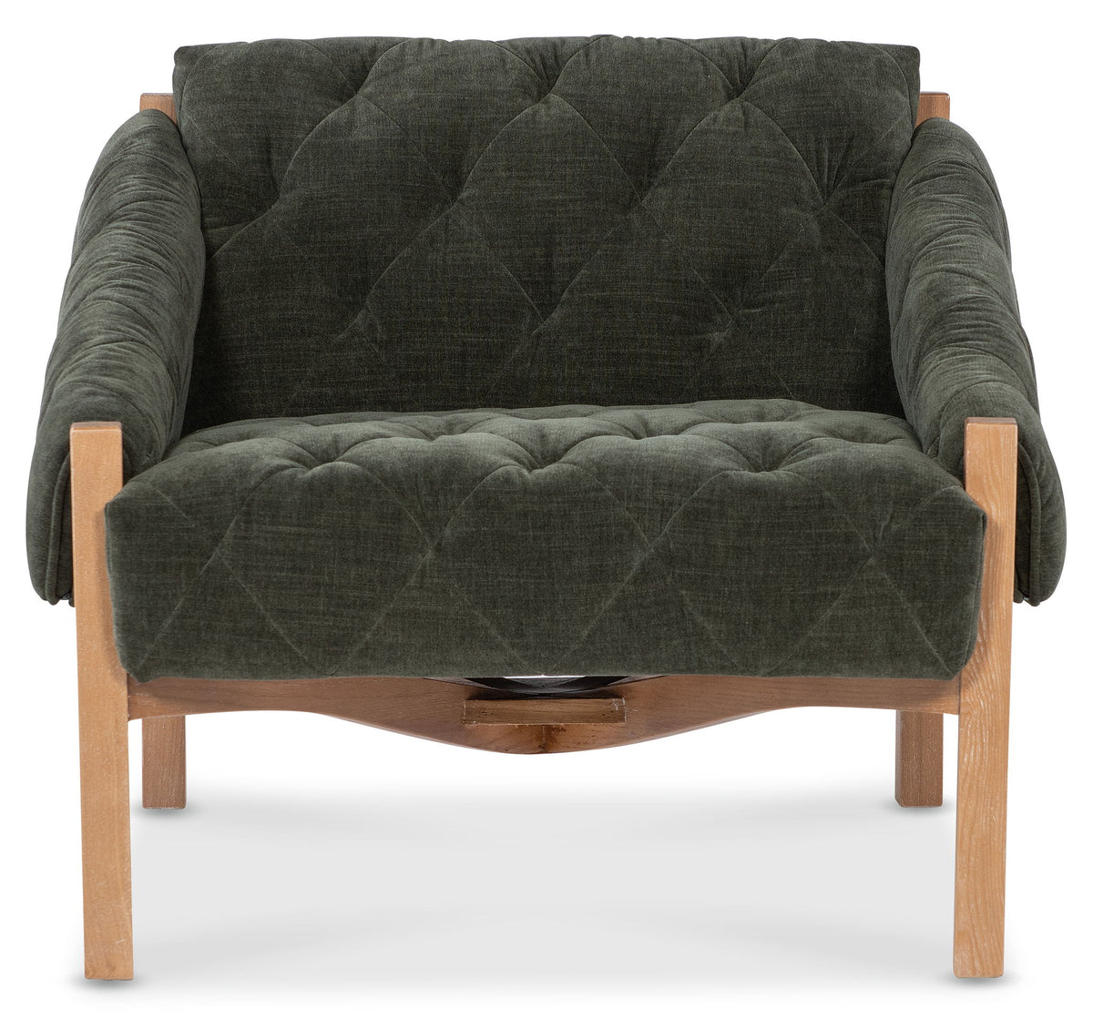 CC - Kerns Accent Chair - Dark Gray / Light Brown