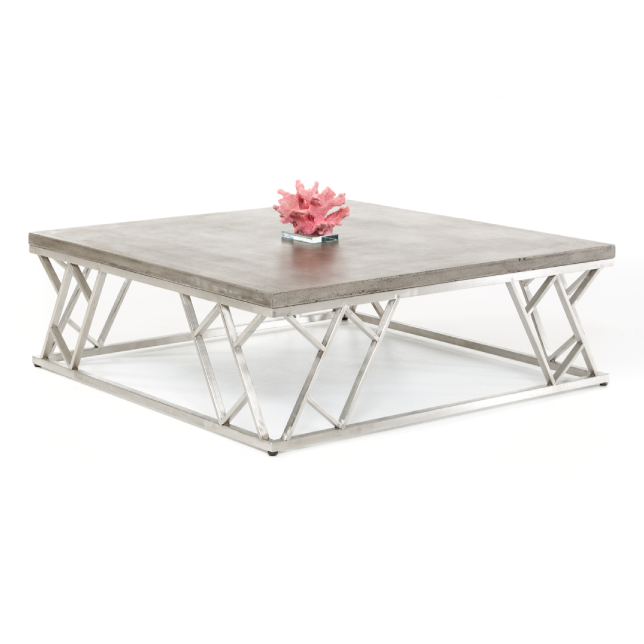 Scape Modern Concrete Coffee Table by VIG Furniture - View 2
